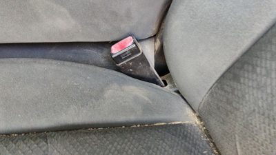 07-14 Chevy Silverado 2500 Driver Left Front Seat Belt Buckle Receiver Ebony 19D