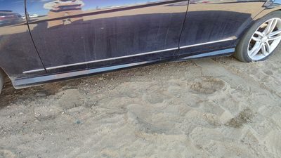 2008-2014 Mercedes C300 Driver Left Lower Rocker Panel Moulding Side Skirt Oem