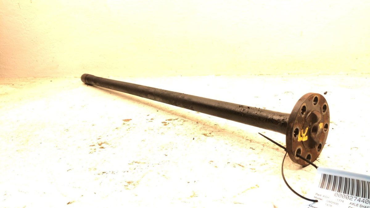 1973-1989 Gmc 2500 Passenger Right Rear Axle Shaft Oem Back 03977384