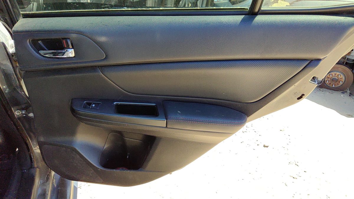 15 16 Subaru Wrx Passenger Right Rear Inside Door Trim Panel With Switches Cbl30