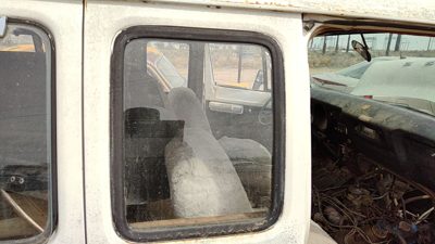 1971-1977 Dodge Van B200 Passenger Right Rear Side Window Door Glass Oem Front
