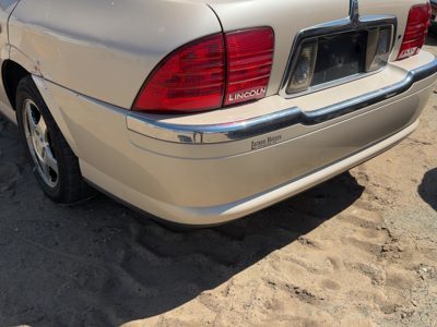 00-02 Lincoln Ls Rear Bumper Cover Assembly Back Ivory Parchment Hc Xw4z17k835aa