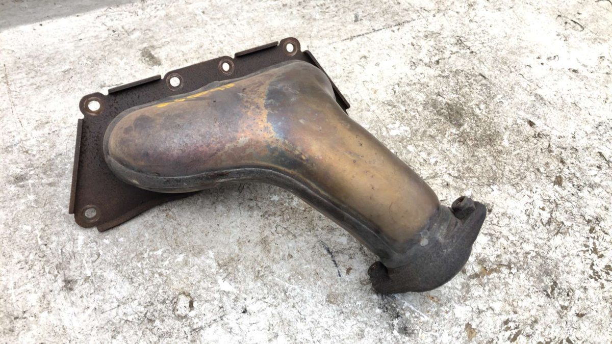 2012-2014 Mercedes C300 Driver Left Exhaust Manifold Assembly Oem 3.5L
