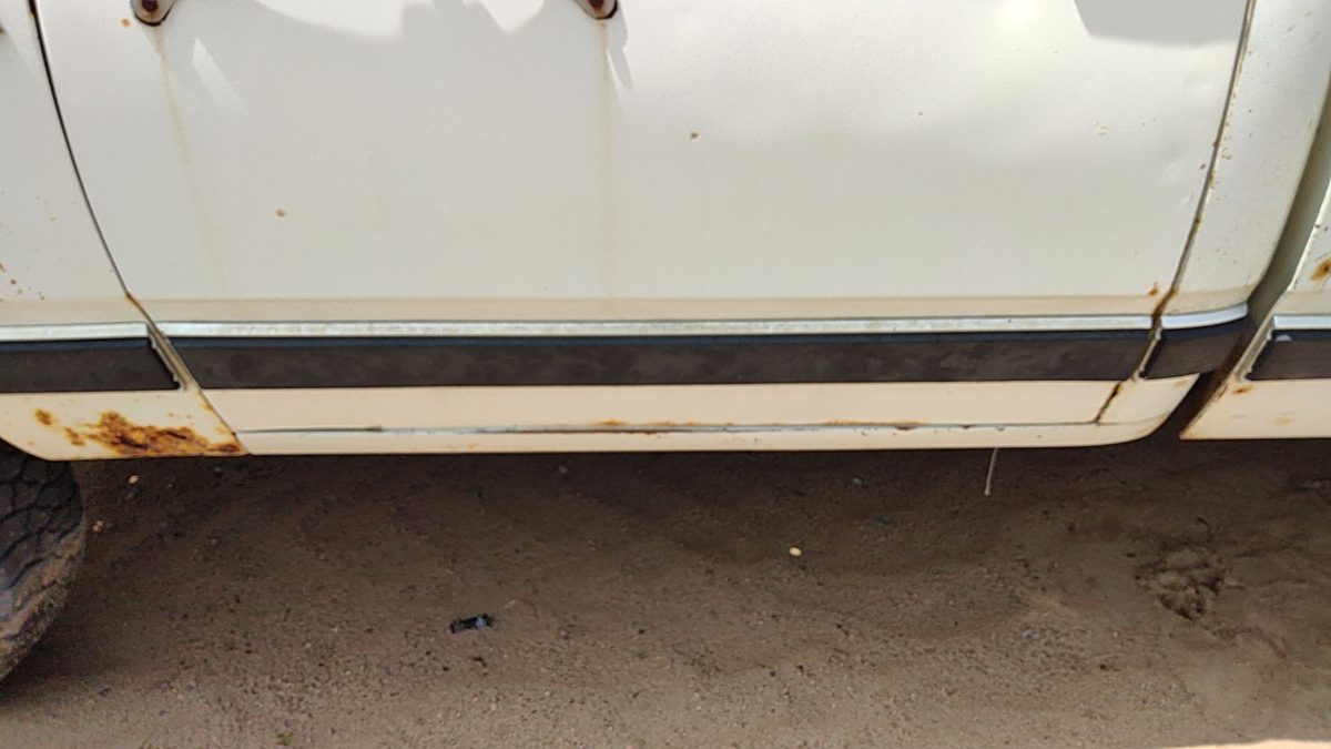1984-1990 Dodge Ram W250 Driver Left Front Moulding From Door Oem Trim Strip