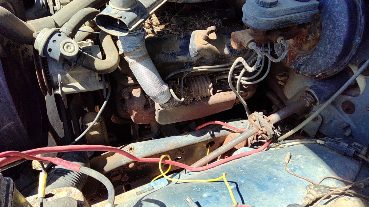 1978-1988 Dodge Ram W150 Driver Left Exhaust Manifold Assembly Oem 5.2L 3879720