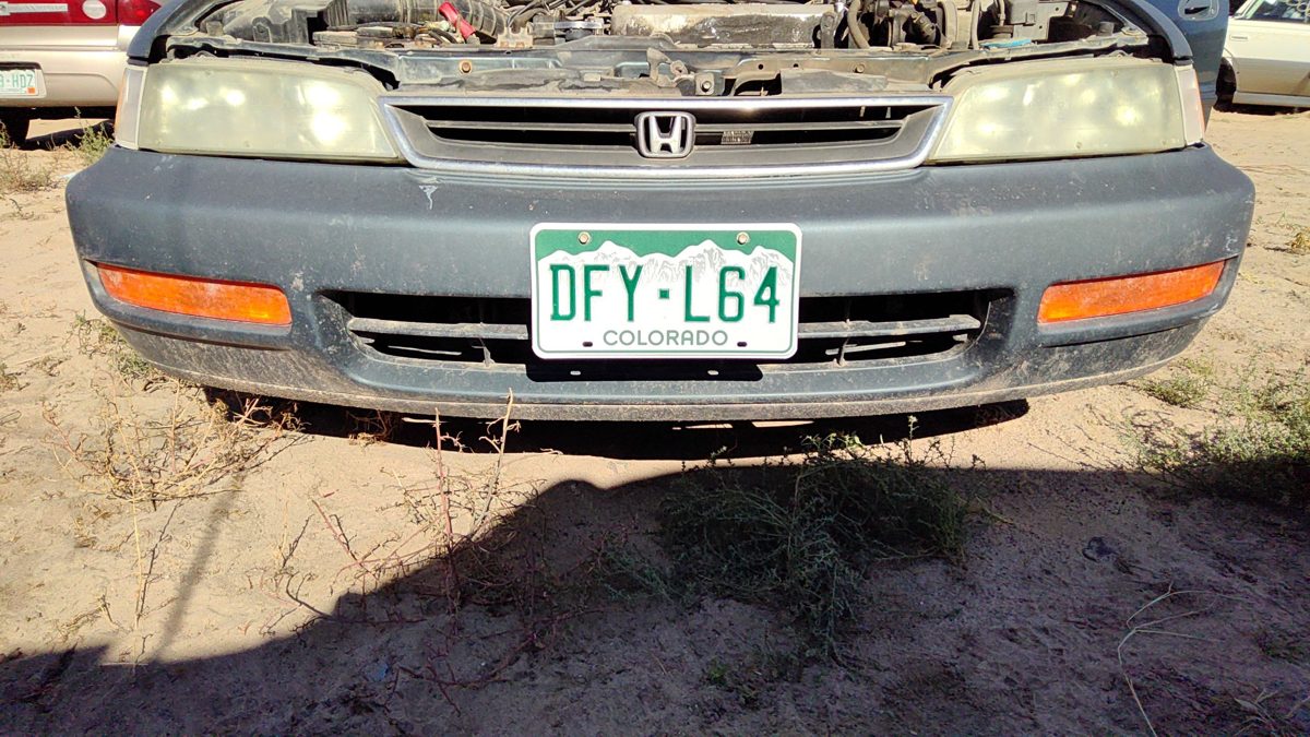 1996-1997 Honda Accord Front Bumper Cover Assembly Oem 4787545
