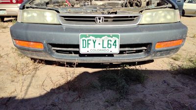 1996-1997 Honda Accord Front Bumper Cover Assembly Oem 4787545