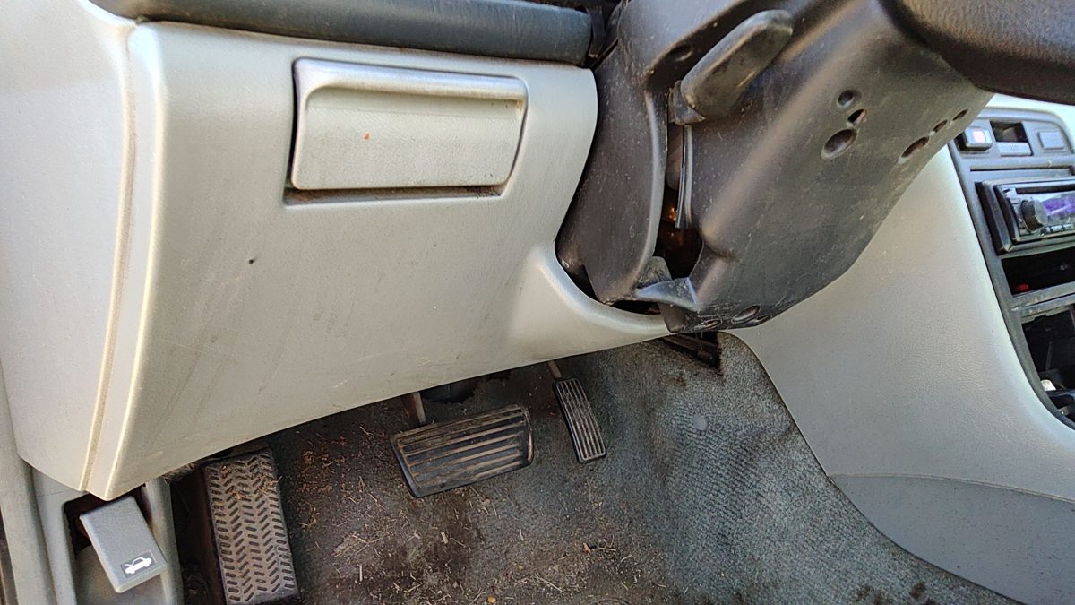 1994-1997 Honda Accord Lower Dash Under Column Knee Bolster Trim Panel Oem Gray