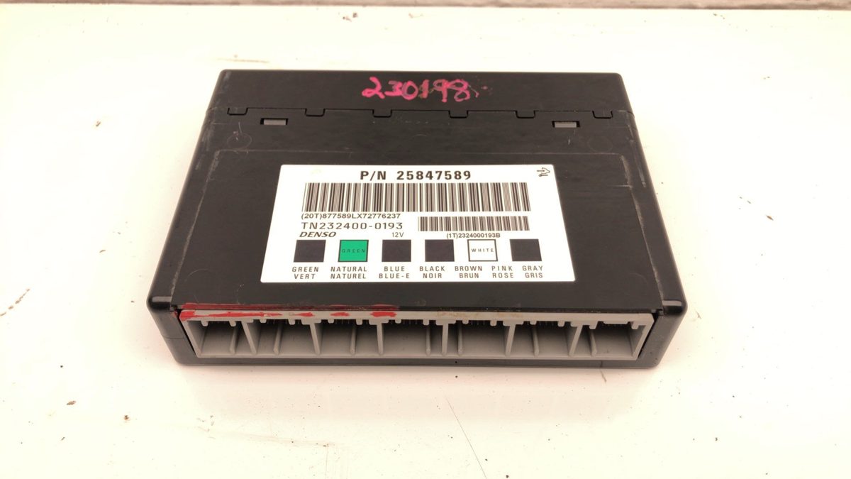 2007-2009 Chevy Equinox Bcm Body Control Module Computer Oem 25847589 22860591