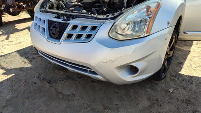 2011-2015 Nissan Rogue Front Bumper Cover Assembly Oem Silver K23 620221Vk0h