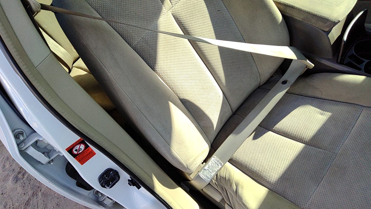 07-10 Nissan Altima Passenger Right Front Seat Belt Retractor Shoulder Blond C