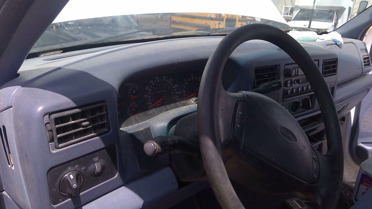 1999 Ford F250 Super Duty Trim Bezel Around Spedometer Dash Surround Panel Blue