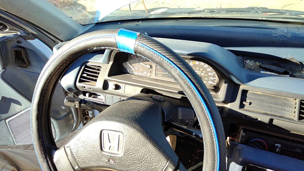 1989 Honda Civic Steering Wheel Oem Blue Sedan