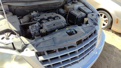 04-08 Pacifica Top Plastic Cover Above Radiator Support Sight Shield Oem