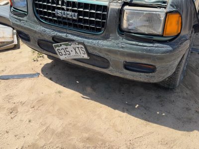 1993-1997 Isuzu Rodeo Front Bumper Cover Assembly Oem Green 732 4933842
