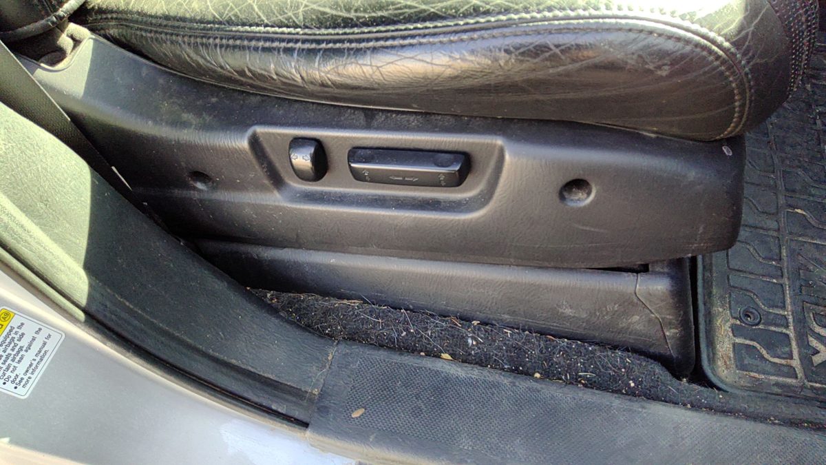 04-09 Acura Mdx Passenger Right Side Power Seat Switch With Trim Panel Oem Black