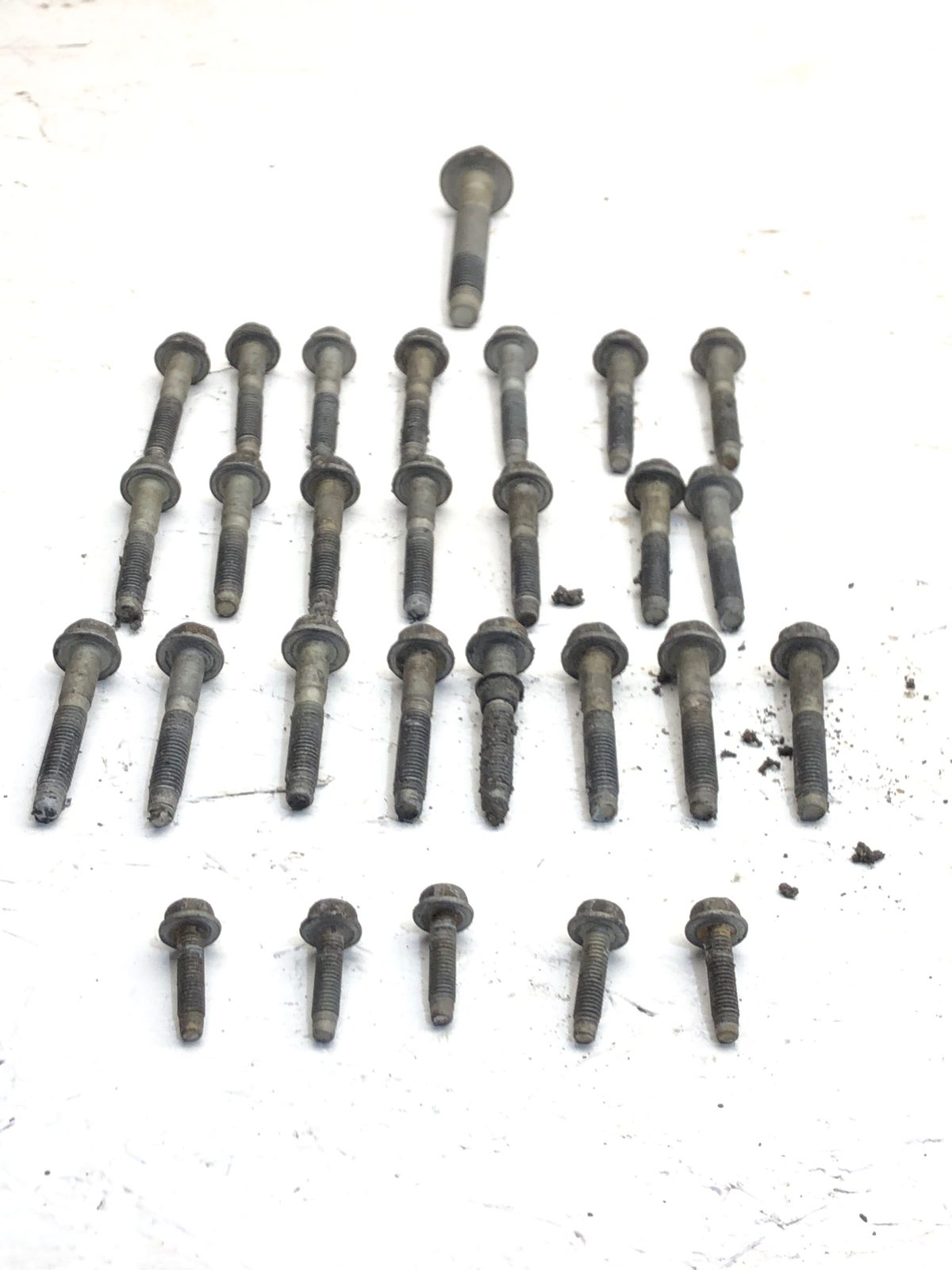 2007-2009 GMC Acadia Set of Bolts for TIMING COVER OEM Factory Hardware 12611884