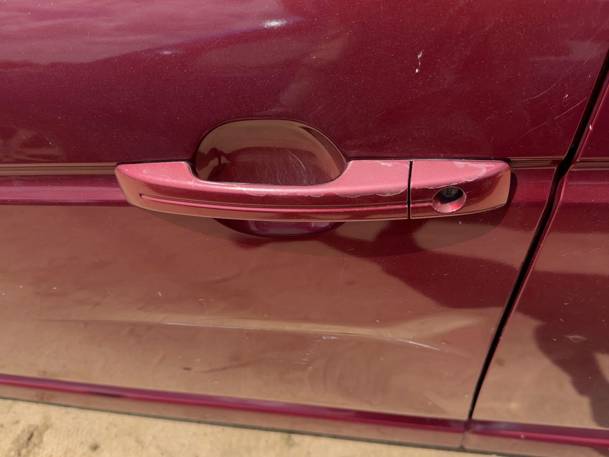 2004-2008 Acura Tl Driver Left Front Outside Door Handle Oem Redondo Red
