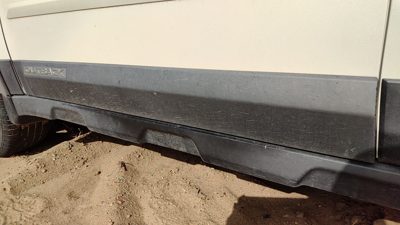 10-12 Legacy Outback Driver Left Front Lower Moulding From Door Trim Strip