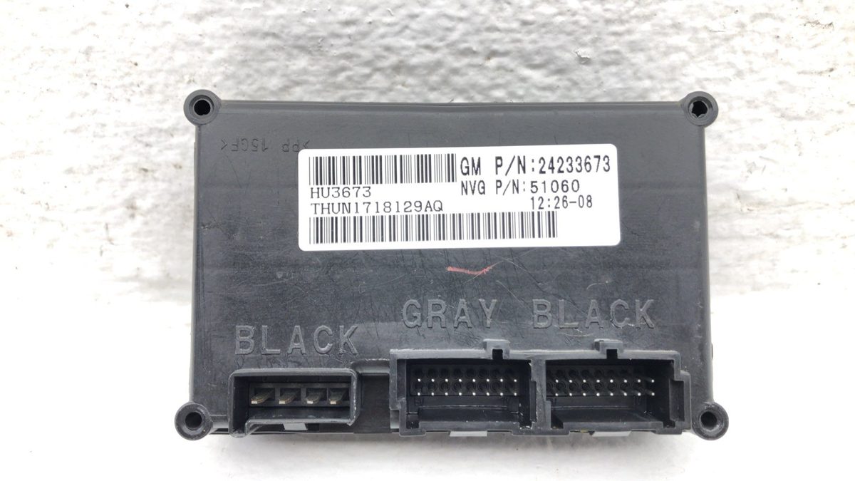 2006-2009 Trail Blazer Transfer Case Control Module Computer 24233673