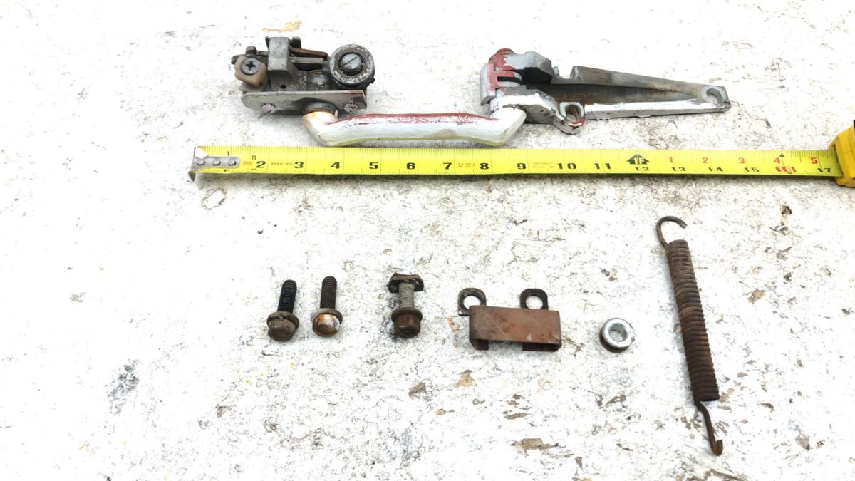1971 1971-1996 Chevy Van G20 Sliding Door Arm Assembly Rear Hardware Oem