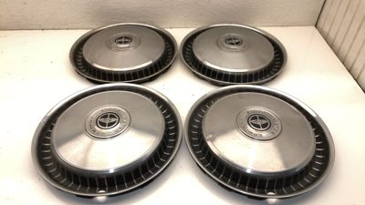 71-77 1971-1977 Ltd Torino Galaxie Set Of 4 Hub Cab Wheel Covers Oem 15 Factory