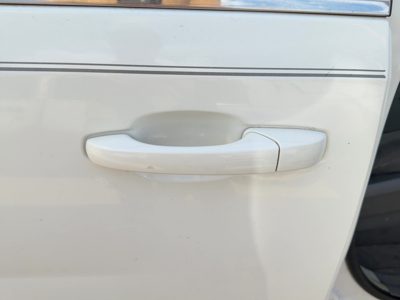 08-16 Town & Country Passenger Right Rear Outside Door Handle Oem Back White Pw1