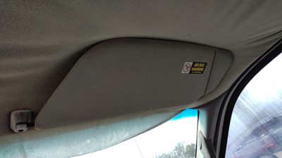 1999 F250 Super Duty Passenger Right Sun Visor Oem Gray