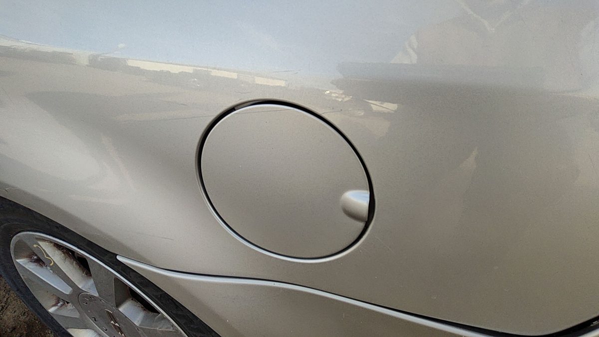 2007-2009 Lincoln Mkz Fuel Tank Door With Hinge Gas Lid Oem Filler Silver Jp