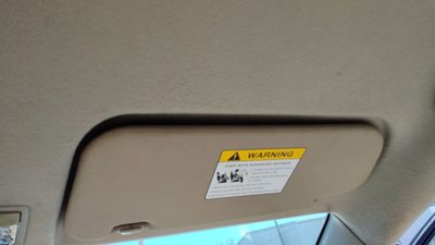 2004-2009 Mazda 3 Passenger Right Sun Visor Oem Beige Br7 Ban869270c77