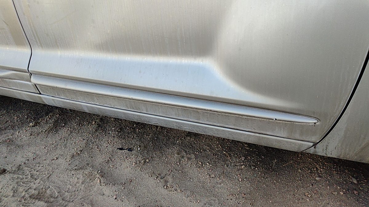 02-05 Pt Cruiser Passenger Right Front Moulding From Door Trim Strip Pkj Almond