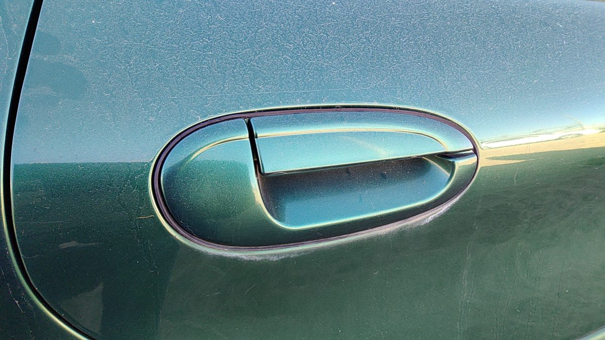 99-07 Ford Taurus Passenger Right Rear Outside Door Handle Back Su Tropic Green