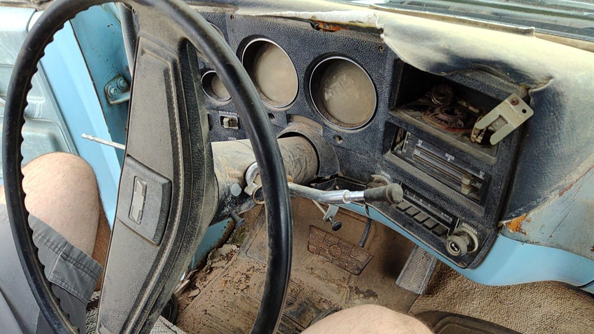 1973-1983 Chevy C10 Steering Column Assembly Oem 7815201