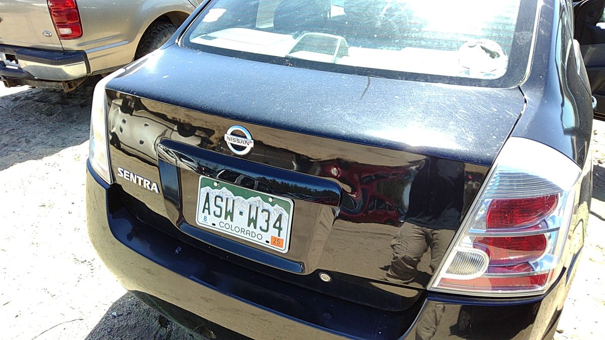 2008 Nissan Sentra Trunk/decklid/hatch/tailgate