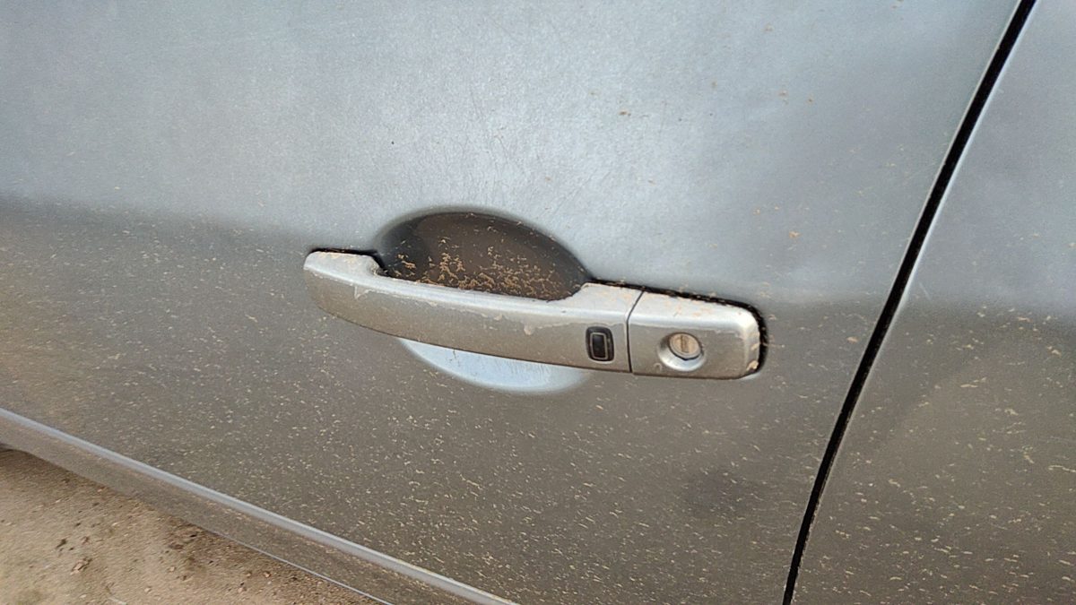 2007-2013 Nissan Altima Driver Left Front Outside Door Handle Oem Gray W40