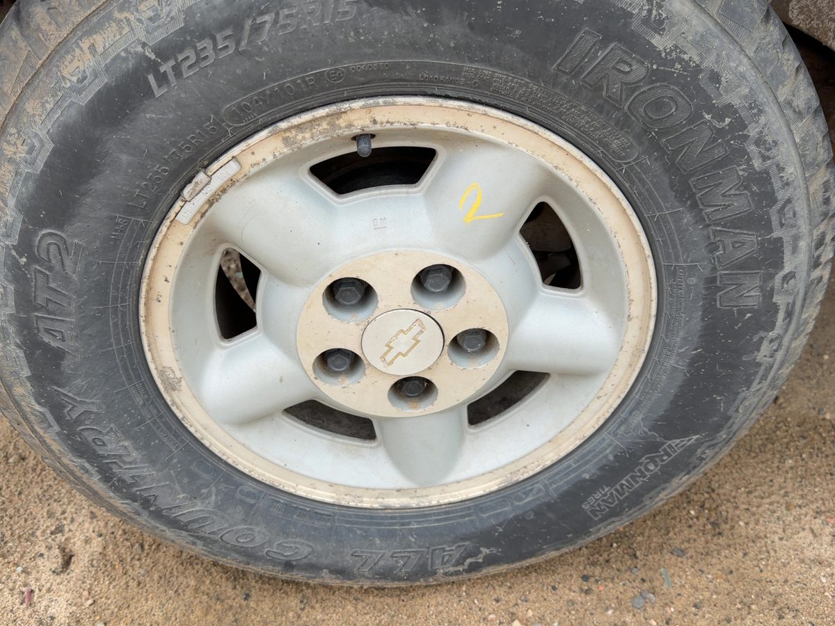 1995-2005 Chevy S10 Blazer 15" Aluminum Wheel Oem Factory 5 Slot Rim N90 #2