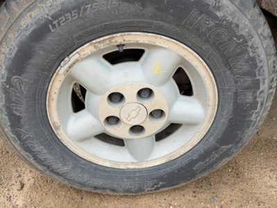 1995-2005 Chevy S10 Blazer 15" Aluminum Wheel Oem Factory 5 Slot Rim N90 #2