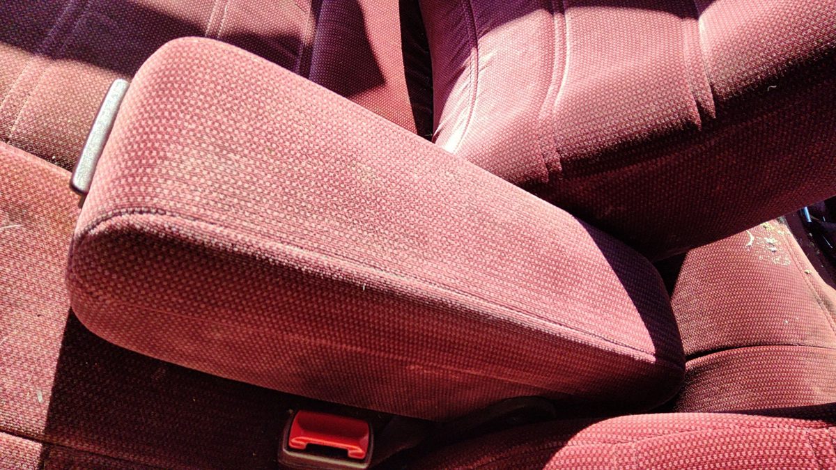 1995 Chevy Lumina Center Console Arm Rest Assembly Oem Fold Down Red