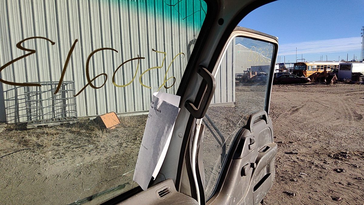 1996 Isuzu Npr Passenger Right Grab Handle Oem Gray