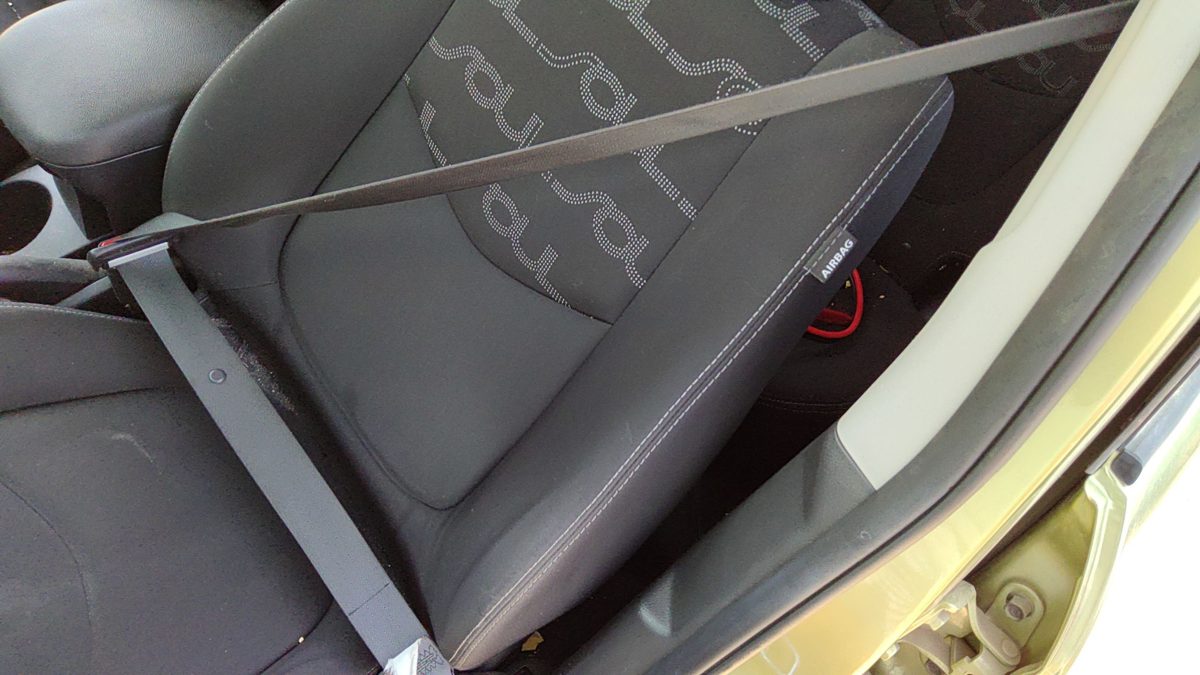 2012-2013 Kia Soul Driver Left Front Seat Belt Retractor Oem Shoulder Black Wk