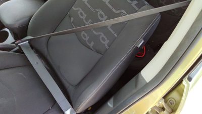 2012-2013 Kia Soul Driver Left Front Seat Belt Retractor Oem Shoulder Black Wk