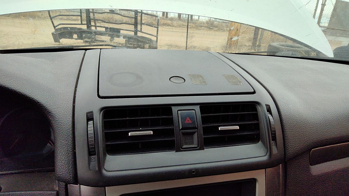 2010-2012 Ford Fusion Center Dash Heater Vent Assembly Ac Top Cubby Charcoal Fw