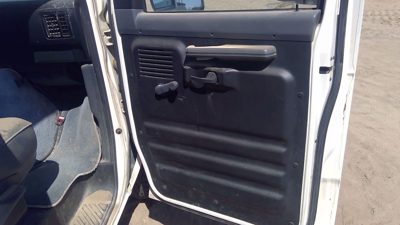 1992-1996 Ford Van E150 Passenger Right Front Inside Door Trim Panel Only Gray