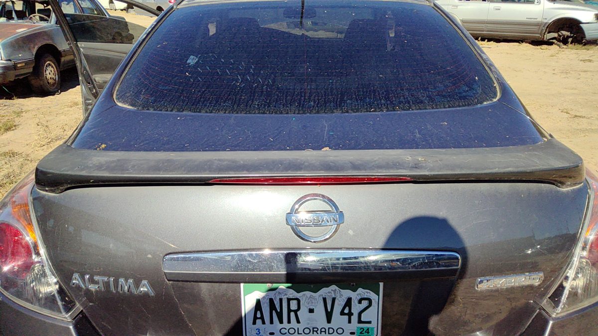 2007-2012 Nissan Altima Rear Spoiler Back Wing Oem K50 Dark Slate 4 Door