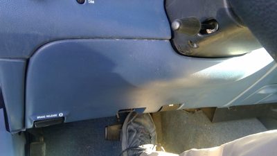 1995-1997 Ford Explorer Lower Dash Under Column Knee Bolster Trim Panel Oem Blue