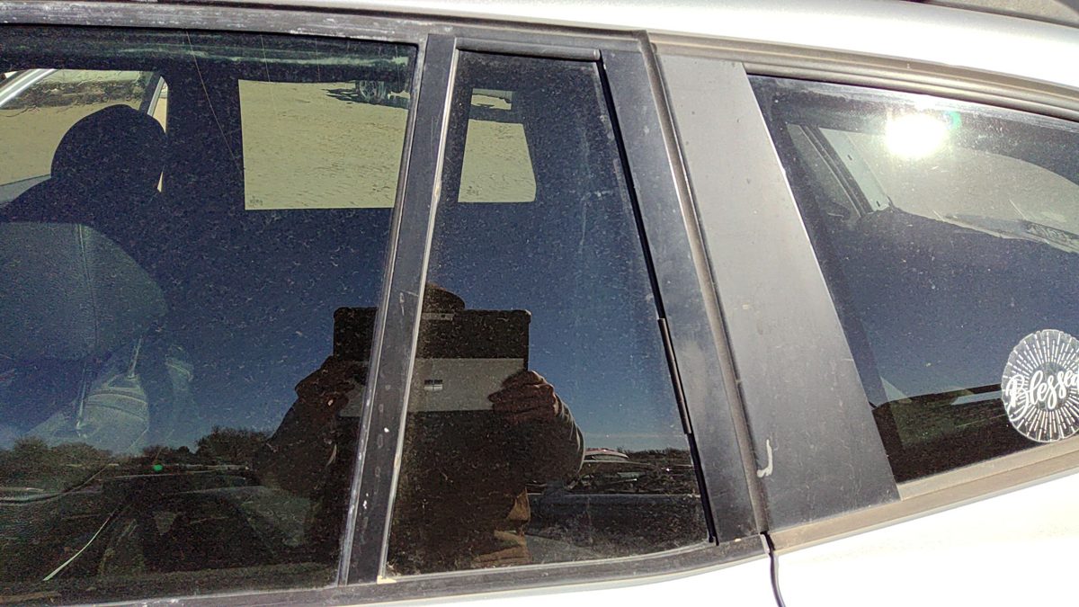 2004-2010 Bmw X3 Driver Left Rear Vent Window Back Door Glass With Frame Oem