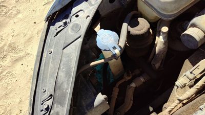 2006-2010 Hyundai Sonata Windshield Washer Fluid Reservoir With Pump Wiper Tank