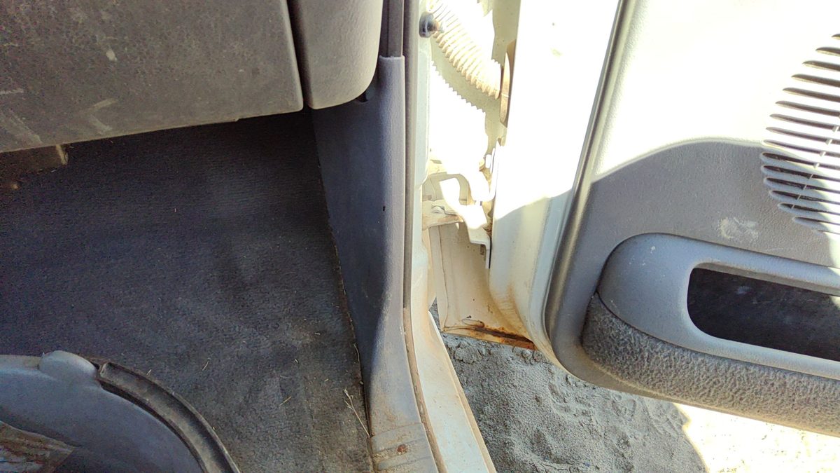 1998 Ram 1500 Passenger Right Lower Kick Trim Panel Oem Gray