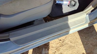 2007 Hyundai Sonata Passenger Right Lower Sill Step Moulding Trim Panel Fz Gray