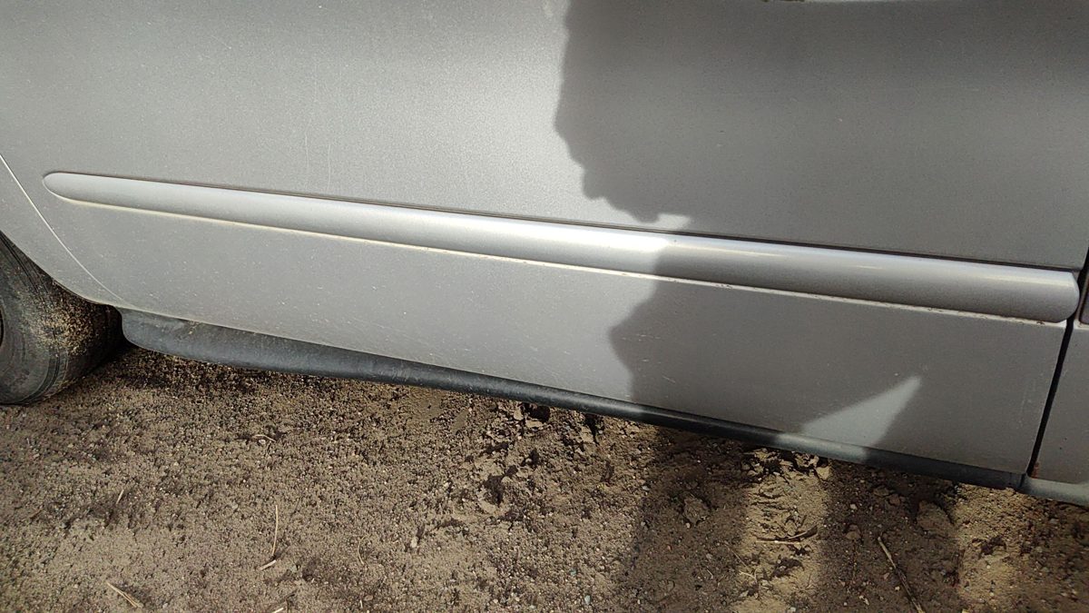96-99 Ford Taurus Driver Left Front Moulding From Door Oem Trim Strip Silver Ts